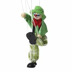 Top 10 ✨ Hand Puppet Clown Wood Marionette Toys Pull Strings Puppet Doll Movable Hands And Feet,Xmas Parent-Child Interactive Fun Toys Gift Yellow ✔️