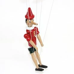 Brand new ✔️ Pinocchio 10 Inch (24cm) Wooden Marionette Toy 🥰