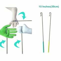 Hot Sale 😉 15" Arm Control Rod Stick Accessory For Hand Puppets Ventriloquist Puppet, 2 Pack(Blue&Yellow) ❤️