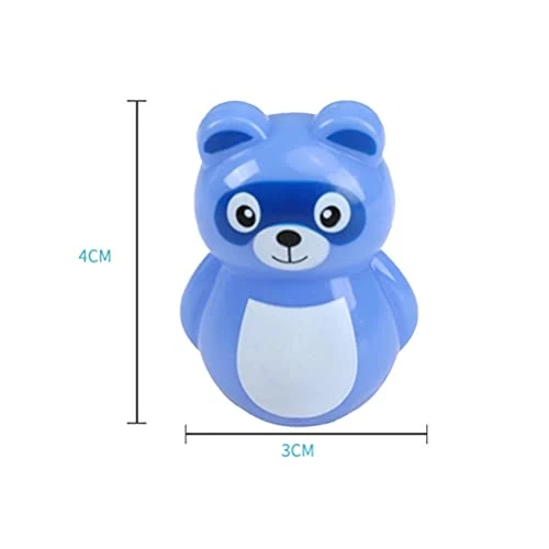 Budget π 24pcs Mini Tumbler Toy Animal Roly Toy Cartoon Tiger Bear Frog Tumbler Toy Home Tumbler Ornament Montessori Roly Poly Toy For Kids β - Image 2