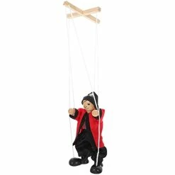 Budget 🥰 Pirate Marionette Clown Marionette Puppet Wooden Puppet String Toys Hand Puppet Clown Toys Vintage Puppetry Toy For 🎄 Christmas 🎂 Birthday Holiday Party Carnival As Shown2 🎁