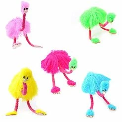 Brand new 🔥 Ostrich Marionette Toy, Hand Made Ostrich Marionette Puppets String Doll Parent-Child Interactive Educational Toys For Children Kids, Set Of 5-Random Color 🤩
