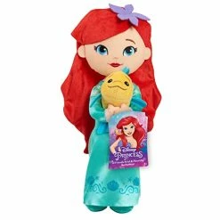 Outlet 💯 Disney Princess Lil' Friends Ariel & Flounder Plush Basic, Ages 2 Up 🎁