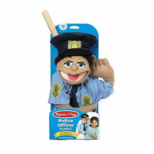 Brand new ๐ Police Officer Puppet (Cyrus โCyโ Wren) With Detachable Wooden Rod ๐ - Image 4