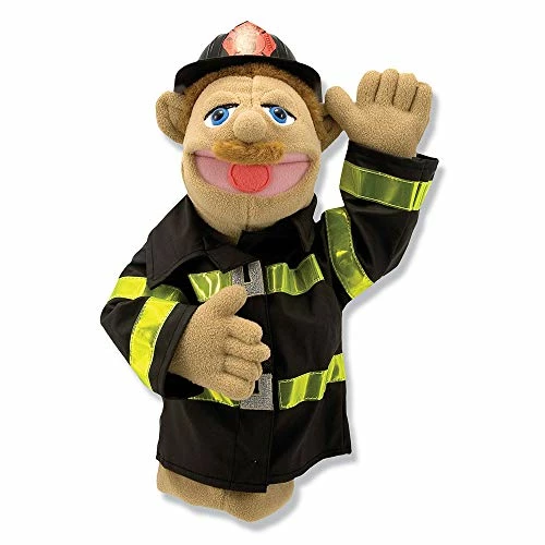 Coupon ๐ Rescue Puppet Set - Police Officer And Firefighter - Soft, Plush Puppets For Kids Ages 3+ ๐ - Image 3