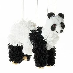 New 🌟 Panda Bear Marionette Yarn Puppe ⌛