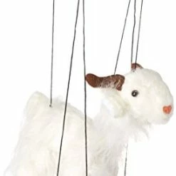 Cheap 🧨 Sunny Toys 16" Baby White Goat Marionett 💯