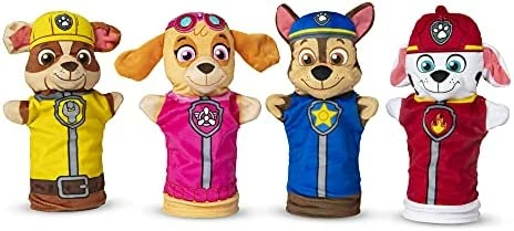 Best Sale ๐ PAW Patrol Hand Puppets (4 Puppets, 4 Cards) - PAW Patrol Puppets Pretend Play For Kids Mult ๐ - Image 6