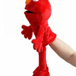 Best deal 🔥 IlluOKey Elmo Hand Puppet, The Sesame Street TV Series Soft Stuffed Plush Toy, 20 Inches 😉