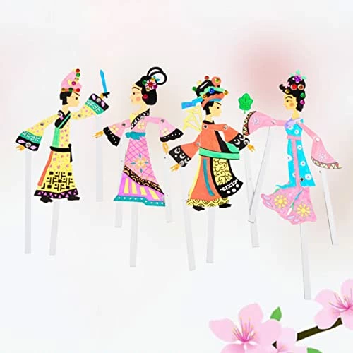 Deals ๐ 12 Pcs Shadow Puppetry Chinese Shadow Puppet Chinese Traditional Toy DIY Toy Toy Chinese Traditional ๐ - Image 3