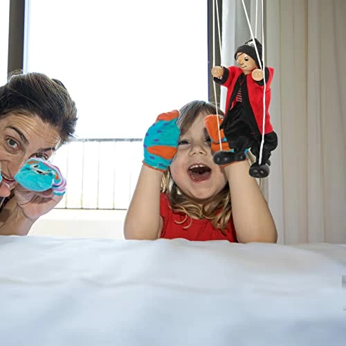 Budget ๐ฅฐ Pirate Marionette Clown Marionette Puppet Wooden Puppet String Toys Hand Puppet Clown Toys Vintage Puppetry Toy For ๐ Christmas ๐ Birthday Holiday Party Carnival As Shown2 ๐ - Image 6