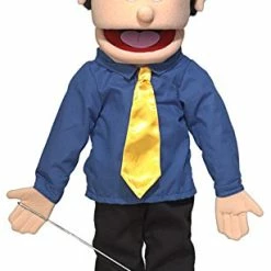 New 😍 25" George, Peach Dad / Businessman, Full Body, Ventriloq ✨