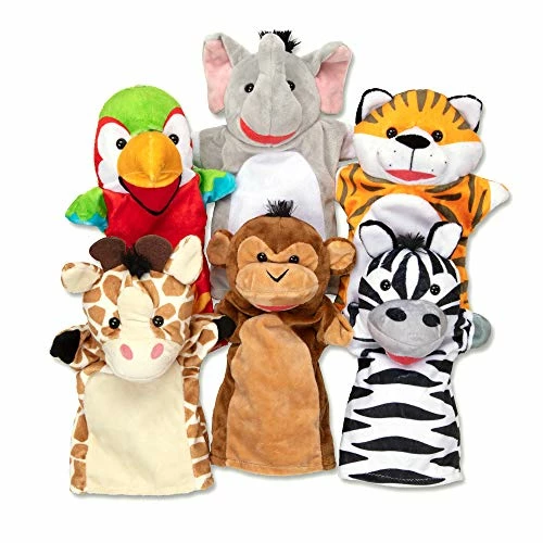 Top 10 π Safari Buddies Hand Puppets, Set Of 6 (Elephant, Tiger, Parrot, Giraffe, Monkey, Zebra) - Soft, Plush Animal Hand Puppets For Toddlers And Kids Ages 2+ π§¨