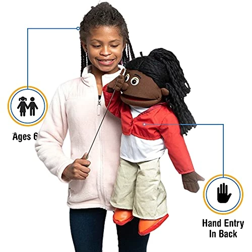 Best Pirce π₯° 25" Sierra, Black Girl, Full Body, Ventriloq π₯ - Image 2