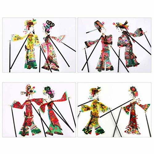 Budget β 15x9.5inch Fairy Flower Girl Shadow Hand Puppets Chinese Shadow Play Doll Shadow Puppet With Operating Lever-Best Finger Puppets Handicraft Fairy03 π - Image 4