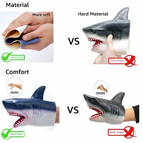 Best Sale ✔️ Alligator Puppet Crocodile Head Puppets Realistic Soft Latex Rubber Animal Glove Hand Puppet For Kids ✨ - Image 5