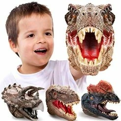 Brand new 😉 Dinosaur Hand Puppets Toys For Boys, Play Dinosaur Toys Set For Kids Age 3-5 T-Rex Triceratops Puppet, Soft Dino Toys For Toddler Party Favor, 3 Pack 😍