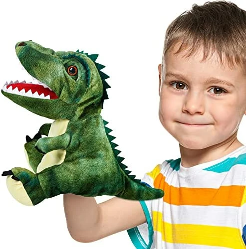 Best Pirce ๐งจ 3Pcs Dinosaurs Plush Toys, Jurassic World Dinosaur Hand Puppets Kids Toys,Stuffed Animals Plush Toys Interactive Games For Boys ๐ง Girls Age 4 5 6 7 8 ๐ฅ - Image 11