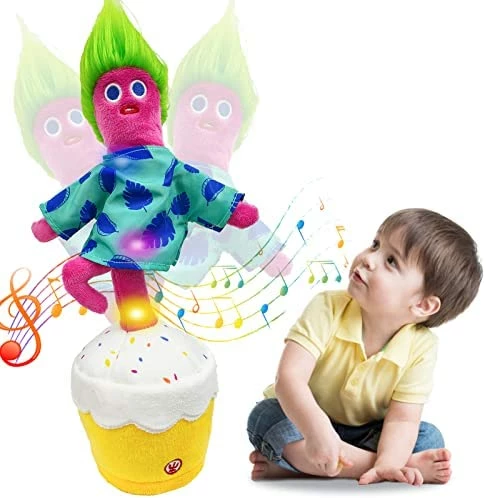 Outlet ๐คฉ Kids Dancing Talking Cactus Toys For Baby Boys And ๐ง Girls, Talking Sunny Cactus Toy Electronic Plush Toy Singing, Record & Repeating What You Say With 120 English Songs And LED Lighting For Home Decor ๐ฅ - Image 11
