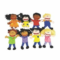 Best reviews of ❤️ Happy Kids Hand Puppets - Multi Ethnic And Diversity Collection (Set Of 8 For Kids) Great For Daycare And Classroom 🤩