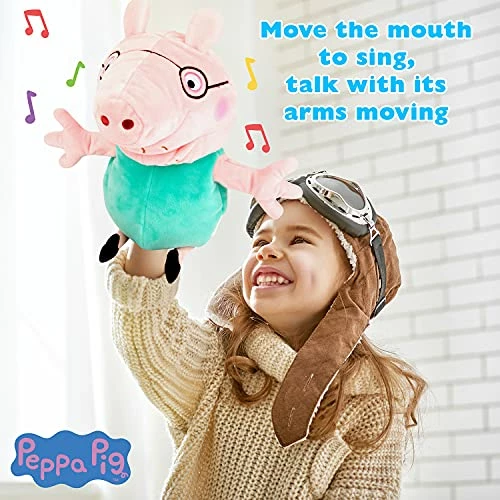Buy ๐ Peppa Pig Puppets - Daddy Pig, Multicolor ๐งจ - Image 3