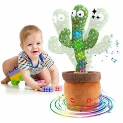 Brand new β¨ Dancing Cactus Talking Cactus Baby Toys 6 To 12 Months Toys Wriggle Singing Cactus Repeats What You Say Baby Boy Toys, Plush Electric Speaking Cactus 15 Second Voice Recorder Baby Girl Toy Dancing Talking Crawling-cactus π―
