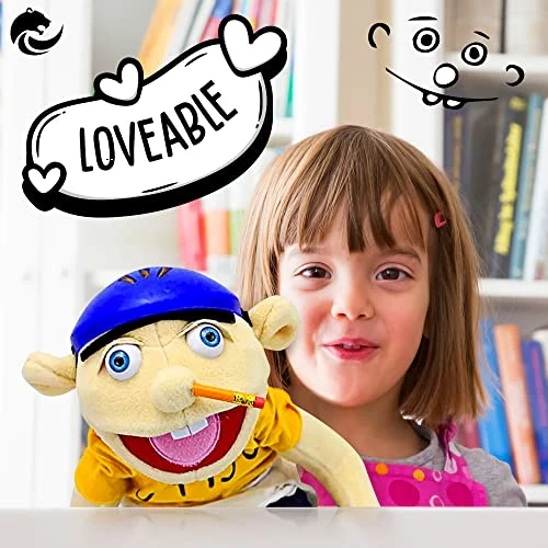 Budget ✨ Plush Puppet - Movable Plush Doll For Boys & 👧 Girls - Fits Small & Adult Hands - Polyester Lined, Plush Outer Fabric - Removable Accessories, Bag Included - 23.6" (60cm), 13.6oz (385g) 🌟 - Image 4