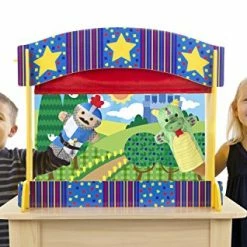 Brand new ✨ Tabletop Puppet Theater - Sturdy Wooden Construction 🧨