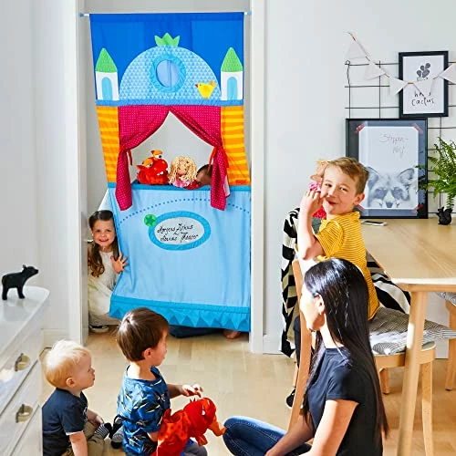 Buy β€οΈ Doorway Puppet Theater - Space Saver With Adjustable Rod Fits In Most Doorways π