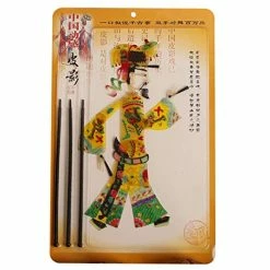 Buy 🎁 15x9.5inch King Queen Shadow Hand Puppets Chinese Shadow Play Doll Shadow Puppet With Operating Lever-Best Finger Puppets Handicraft King 🎉