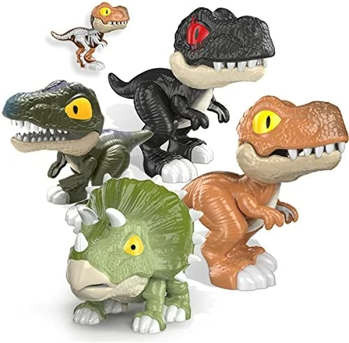 Brand new ๐ฅ Dinosaur Truck Toys For 3 4 5 6 7 Year Old Boys, 42 In 1 Kids Toys Carrier Truck Car Toys With Dinosaur Toys For Kids 3-5 5-7, Pull Back Cars, Activity Playmat, Car Playset ๐ Christmas ๐ฅณ Birthday Gifts Green Tyrannosaurus W/ Music&light ๐ - Image 6