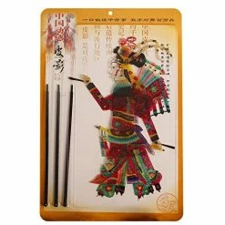 Flash Sale 🔥 15x9.5inch Beautiful 👩 Woman Shadow Hand Puppets Chinese Shadow Play Doll Shadow Puppet With Operating Lever-Best Finger Puppets Handicraft Mu-Girl ⌛