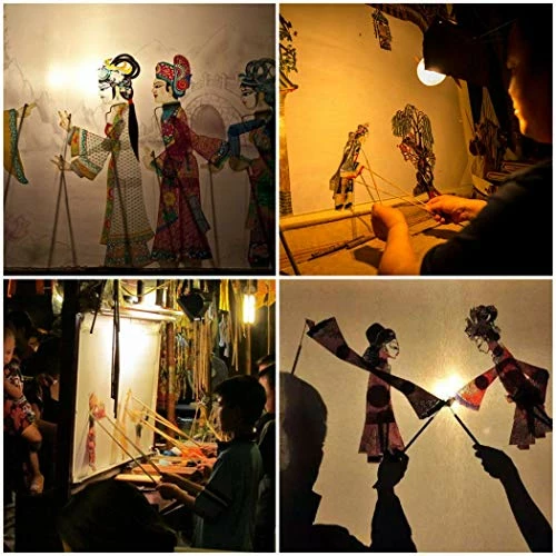 New ๐ 15x9.5inch Journey To The West Shadow Hand Puppets Chinese Shadow Play Doll Shadow Puppet With Operating Lever-Best Finger Puppets Handicraft ZhuBaJ ๐ฏ - Image 6
