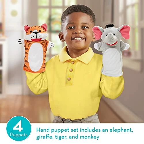 Best Pirce β Zoo Friends Hand Puppets Puppets And Theaters Themed Puppet Sets 3+ Gift For Boy Or Gir π